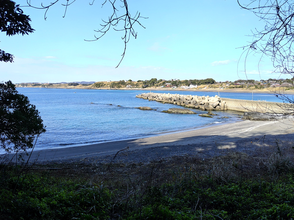 初声漁港 岩礁列